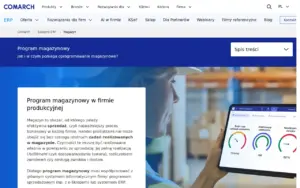 Comarch ERP – program i moduł magazynowy